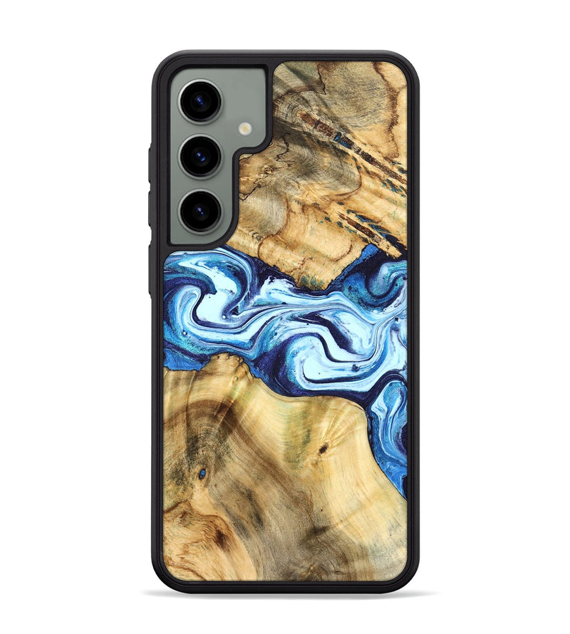 Galaxy S24 Plus Wood Phone Case - Mario (Blue, 824859)