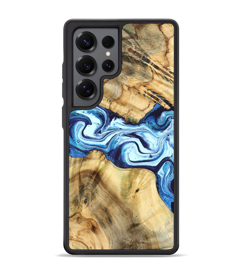 Galaxy S25 Ultra Wood Phone Case - Mario (Blue, 824859)