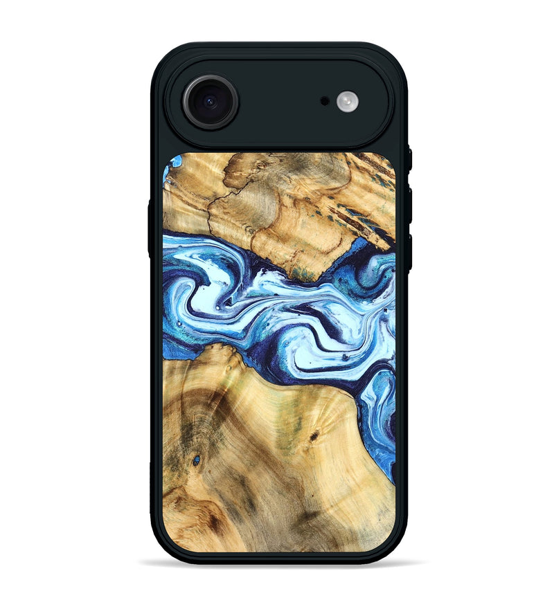 iPhone 17 Air Wood Phone Case - Mario (Blue, 824859)