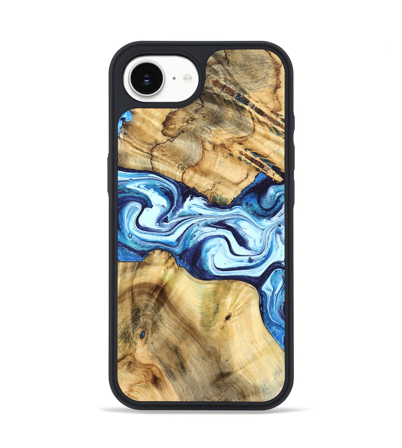 iPhone 17e Wood Phone Case - Mario (Blue, 824859)