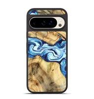 Pixel 10 Wood Phone Case - Mario (Blue, 824859)