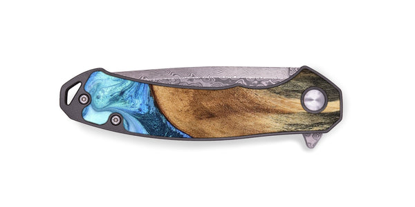 EDC Wood Pocket Knife - Jaeda (Blue, 824861)