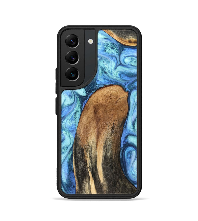 Galaxy S22 Wood Phone Case - Jaeda (Blue, 824861)