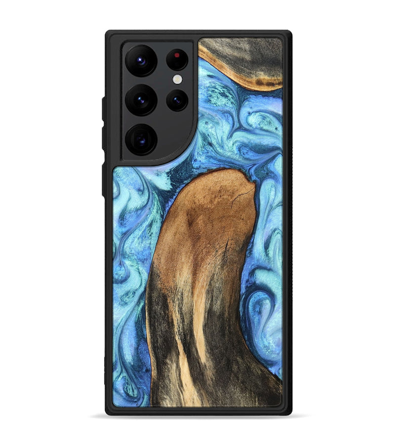 Galaxy S22 Ultra Wood Phone Case - Jaeda (Blue, 824861)