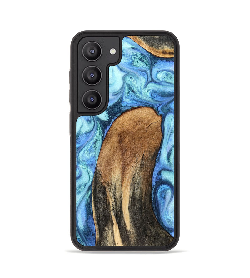 Galaxy S23 Wood Phone Case - Jaeda (Blue, 824861)