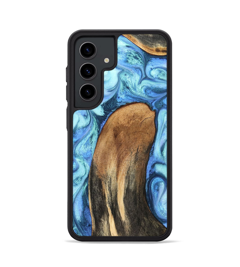 Galaxy S24 Wood Phone Case - Jaeda (Blue, 824861)