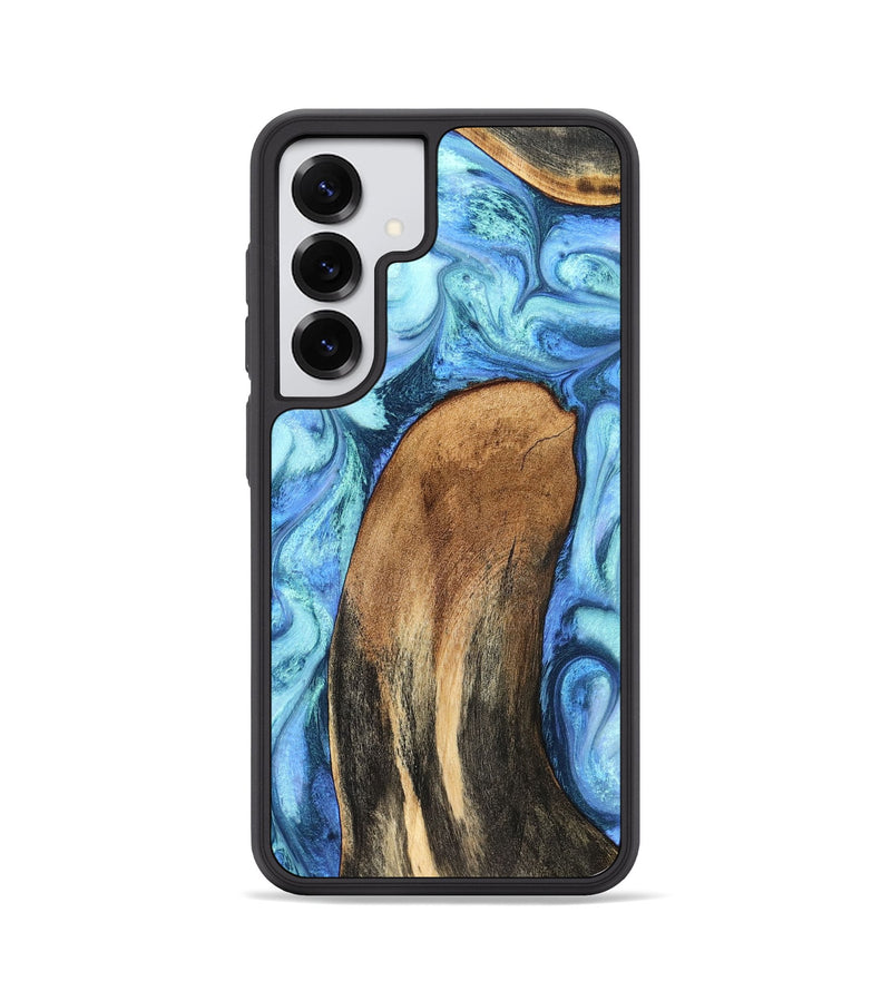 Galaxy S25 Wood Phone Case - Jaeda (Blue, 824861)