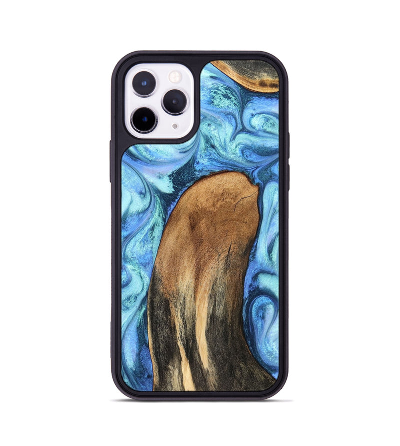 iPhone 11 Pro Wood Phone Case - Jaeda (Blue, 824861)