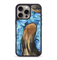 iPhone 16 Pro Max Wood Phone Case - Jaeda (Blue, 824861)