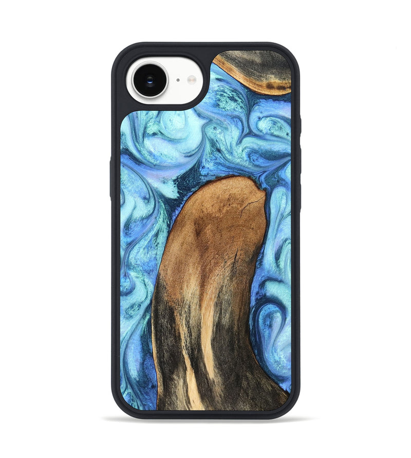 iPhone 17e Wood Phone Case - Jaeda (Blue, 824861)
