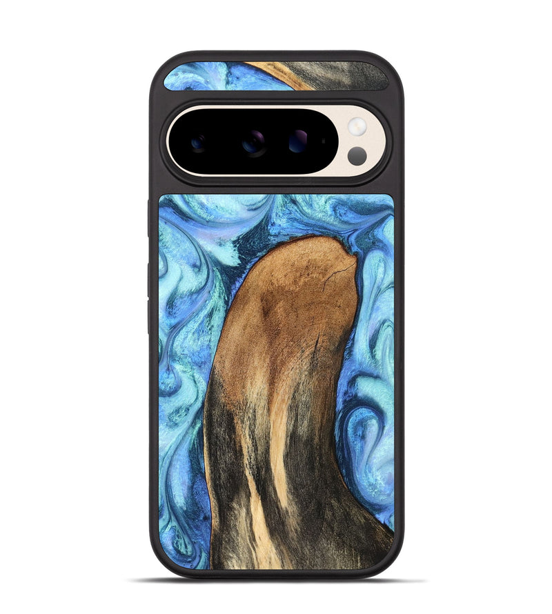 Pixel 10 Wood Phone Case - Jaeda (Blue, 824861)