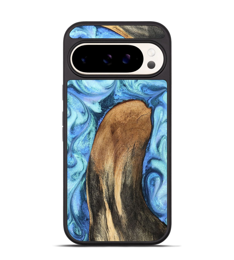 Pixel 9 Wood Phone Case - Jaeda (Blue, 824861)