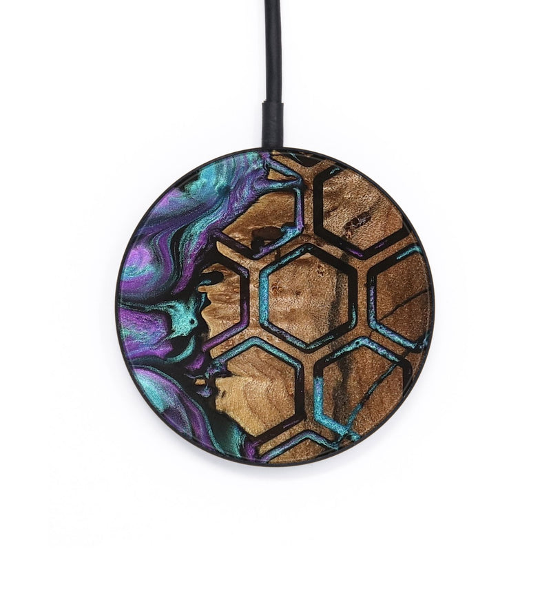 Circle Wood Wireless Charger - Arlo (Pattern, 824862)
