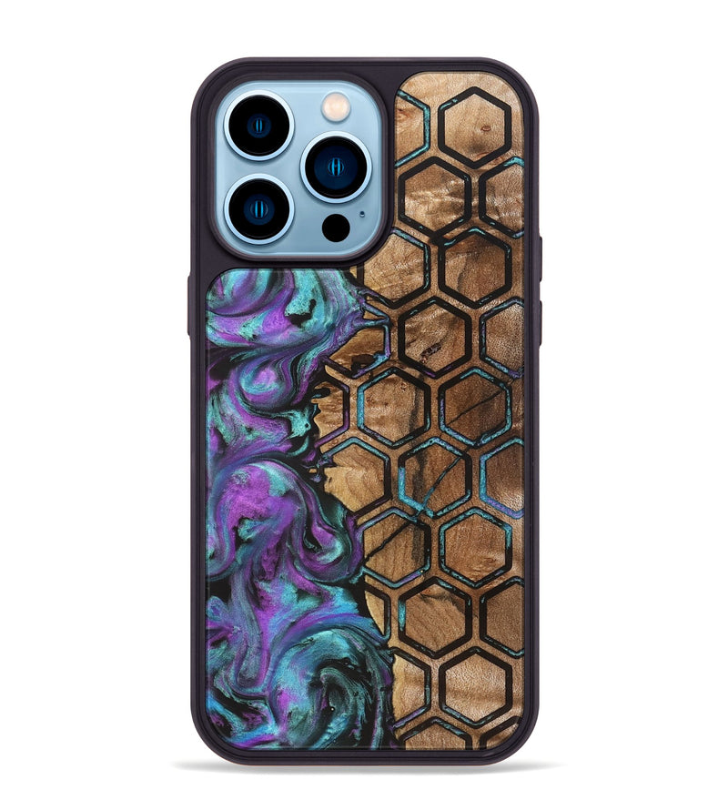 iPhone 14 Pro Max Wood Phone Case - Arlo (Pattern, 824862)