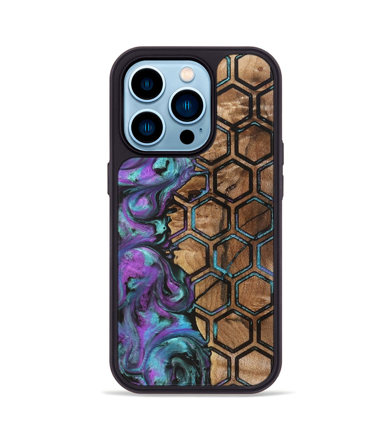 iPhone 14 Pro Wood Phone Case - Arlo (Pattern, 824862)