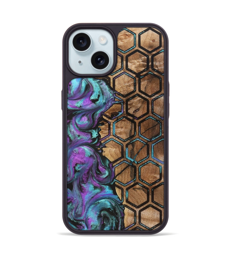 iPhone 15 Wood Phone Case - Arlo (Pattern, 824862)