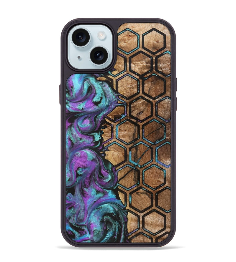 iPhone 15 Plus Wood Phone Case - Arlo (Pattern, 824862)