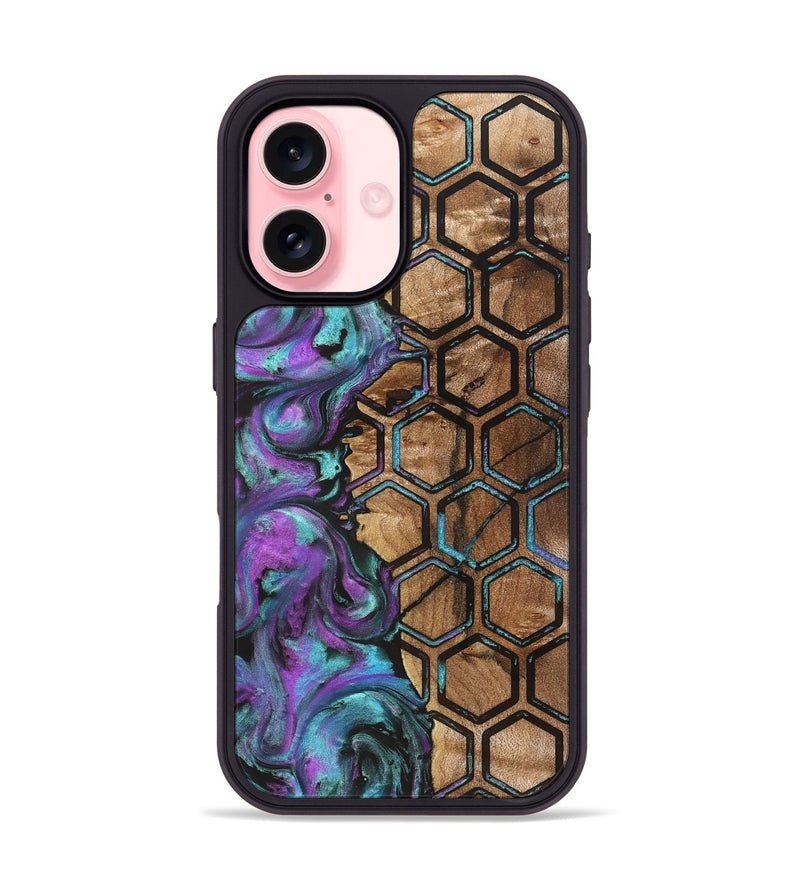 iPhone 16 Wood Phone Case - Arlo (Pattern, 824862)