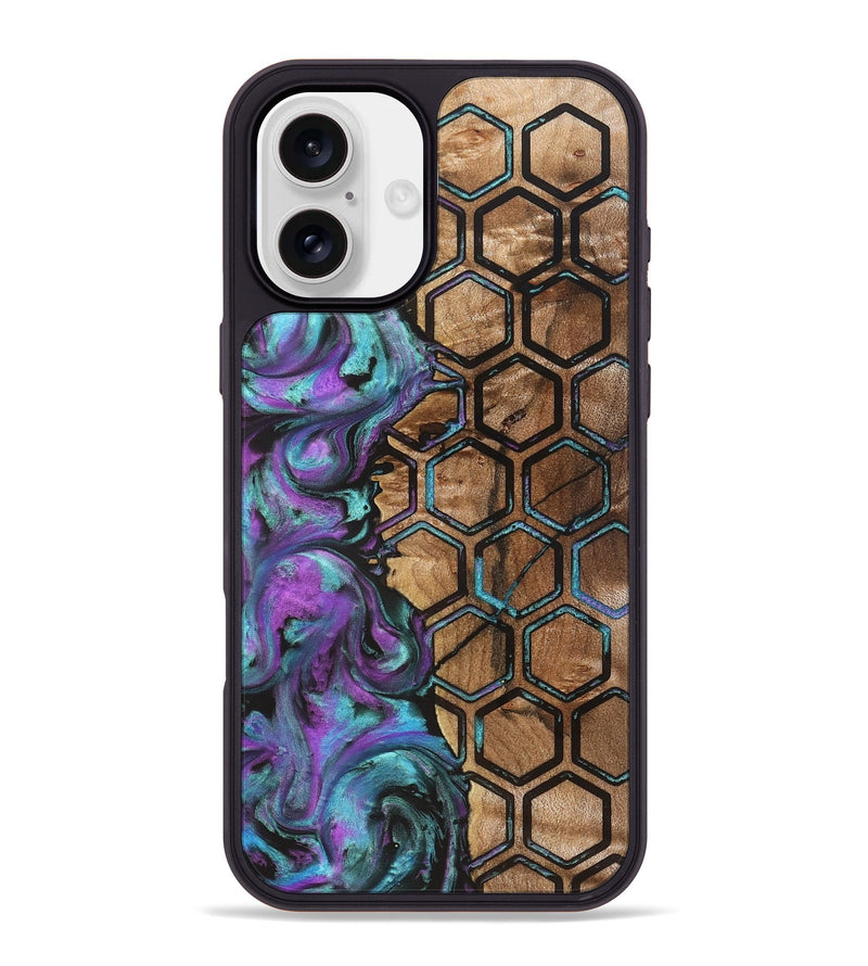 iPhone 16 Plus Wood Phone Case - Arlo (Pattern, 824862)