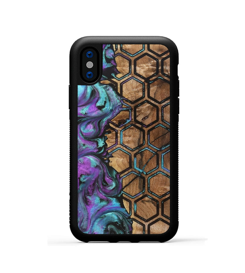 iPhone Xs Wood Phone Case - Arlo (Pattern, 824862)