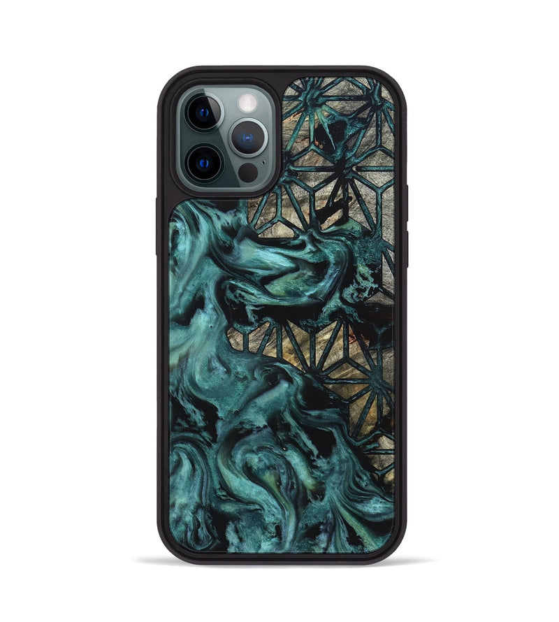 iPhone 12 Pro Wood Phone Case - Thalia (Pattern, 824863)