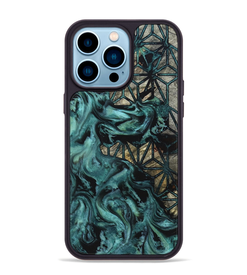 iPhone 14 Pro Max Wood Phone Case - Thalia (Pattern, 824863)