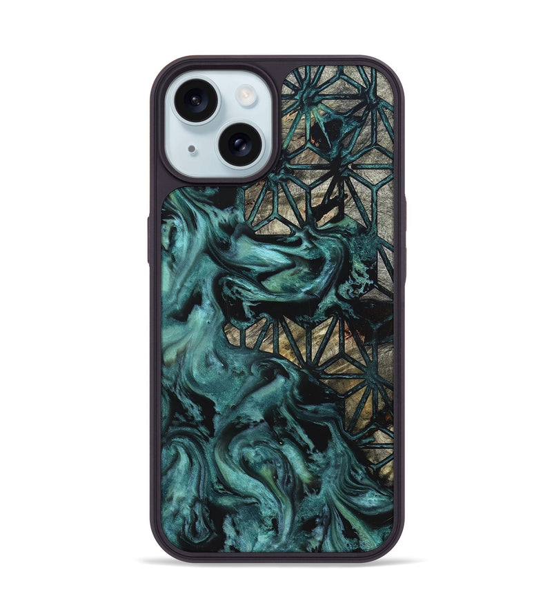 iPhone 15 Wood Phone Case - Thalia (Pattern, 824863)