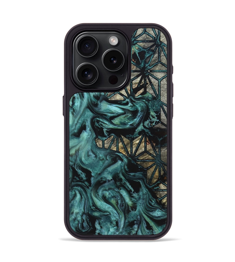 iPhone 15 Pro Wood Phone Case - Thalia (Pattern, 824863)