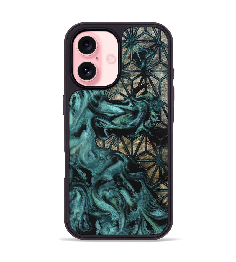 iPhone 16 Wood Phone Case - Thalia (Pattern, 824863)