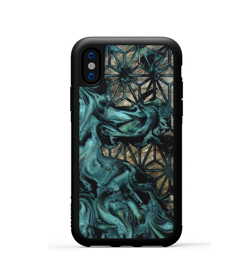 iPhone Xs Wood Phone Case - Thalia (Pattern, 824863)