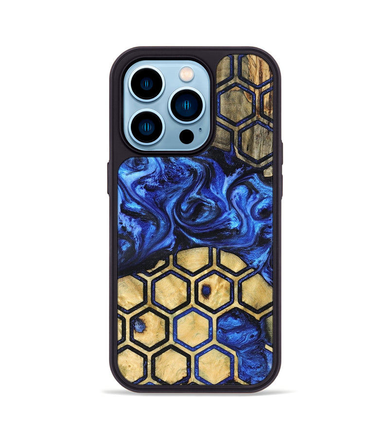 iPhone 14 Pro Wood Phone Case - Kiaan (Pattern, 824864)