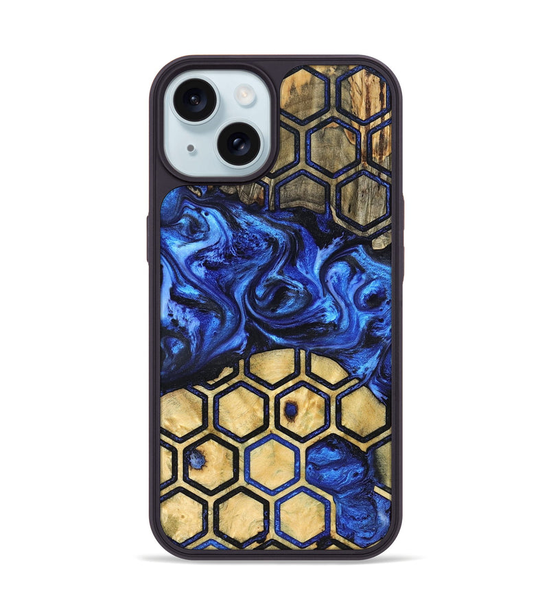 iPhone 15 Wood Phone Case - Kiaan (Pattern, 824864)