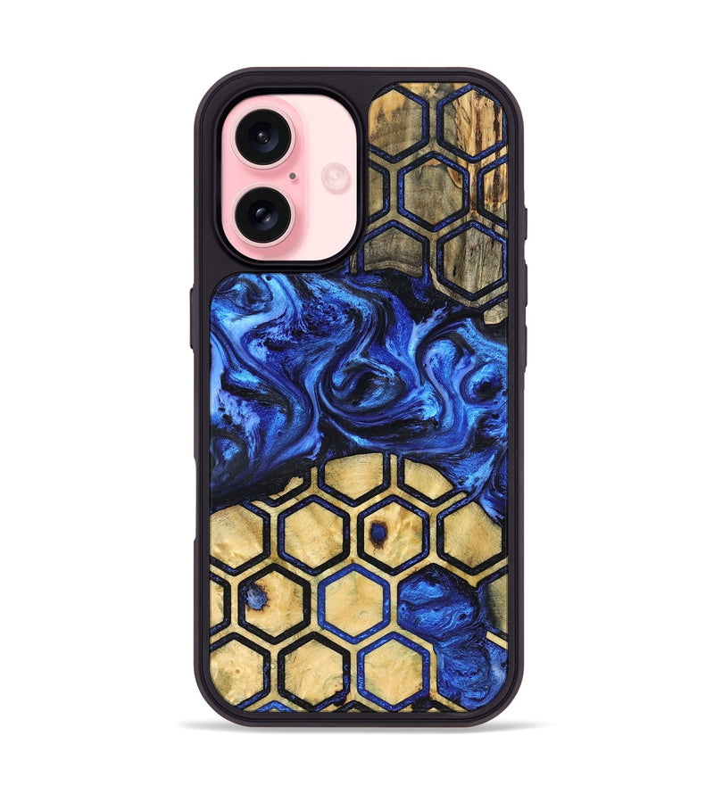 iPhone 16 Wood Phone Case - Kiaan (Pattern, 824864)