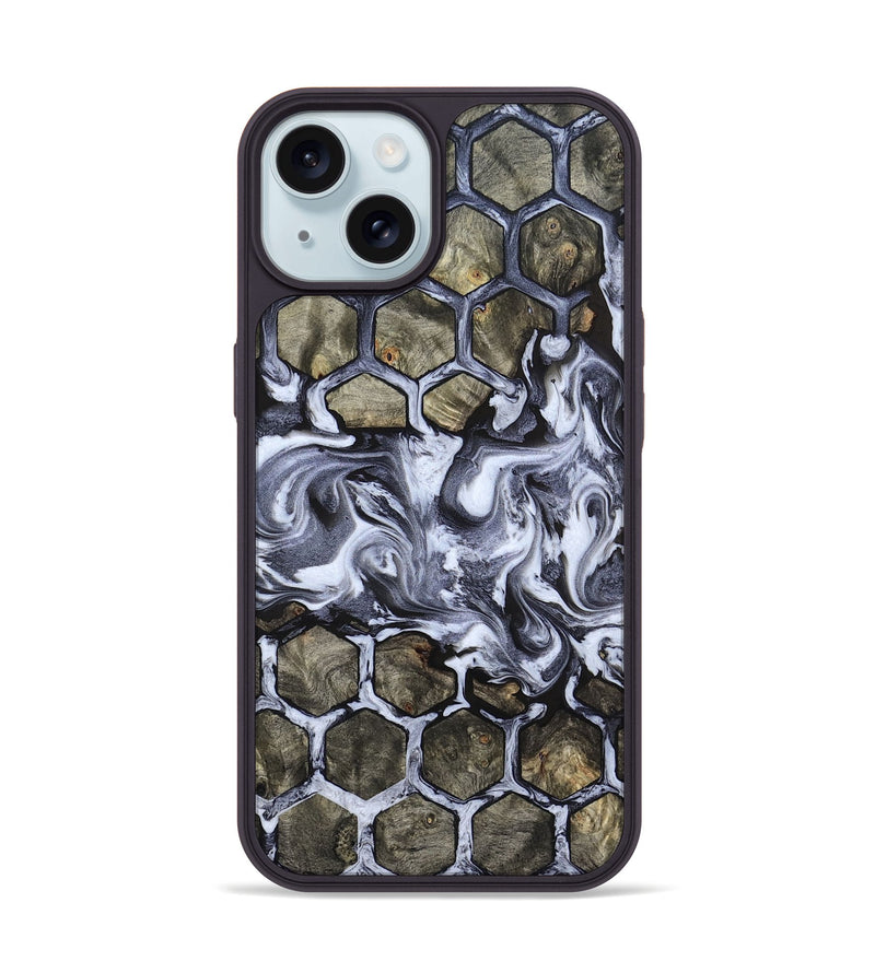 iPhone 15 Wood Phone Case - Leonard (Pattern, 824865)