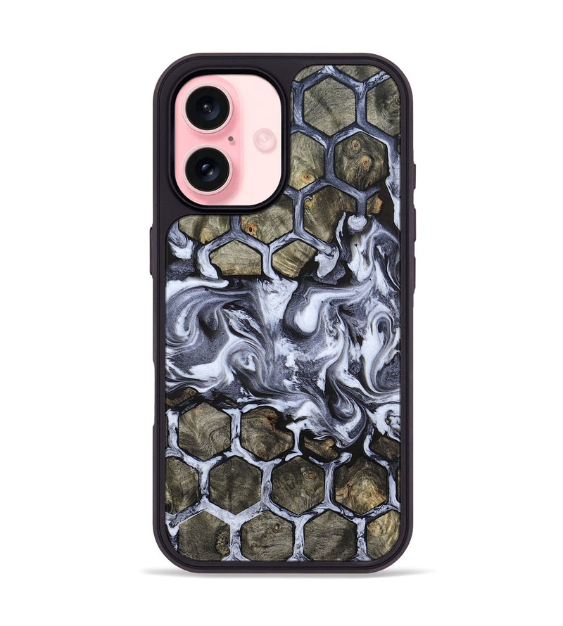 iPhone 16 Wood Phone Case - Leonard (Pattern, 824865)