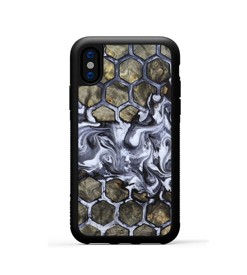 iPhone Xs Wood Phone Case - Leonard (Pattern, 824865)