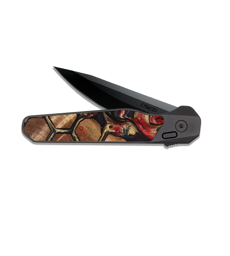 EDC Dark Slate Wood Pocket Knife - Reta (Pattern, 824872)