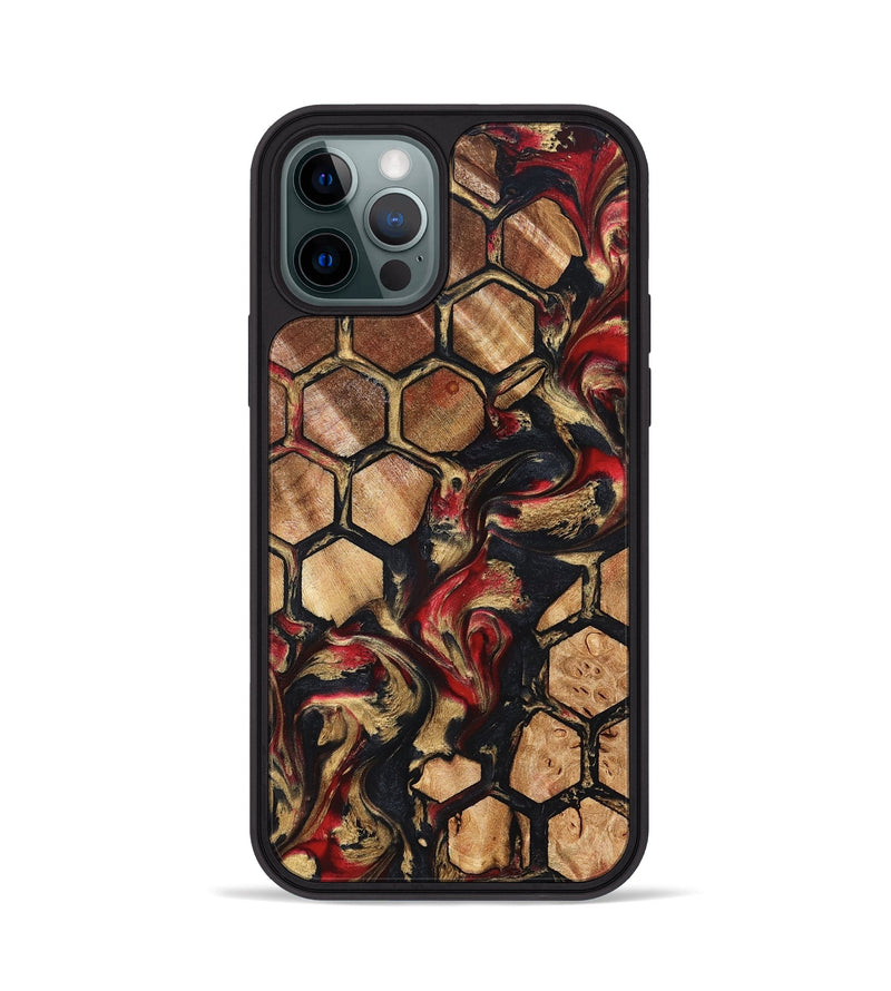 iPhone 12 Pro Wood Phone Case - Reta (Pattern, 824872)