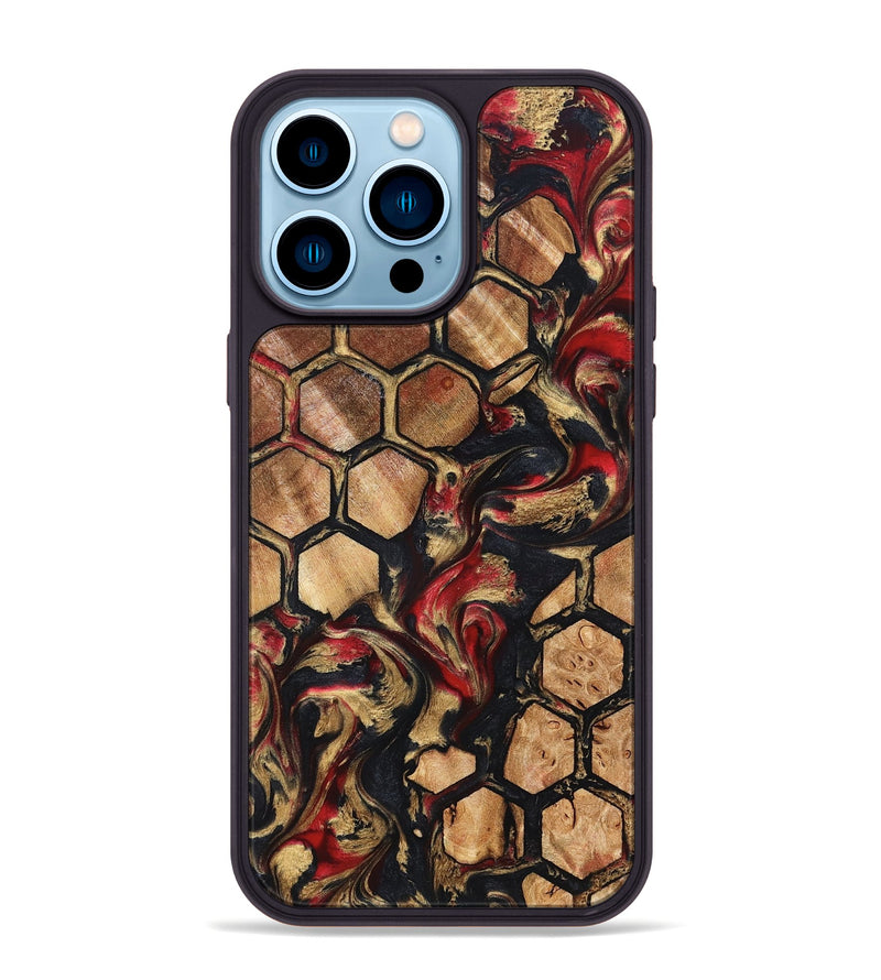 iPhone 14 Pro Max Wood Phone Case - Reta (Pattern, 824872)