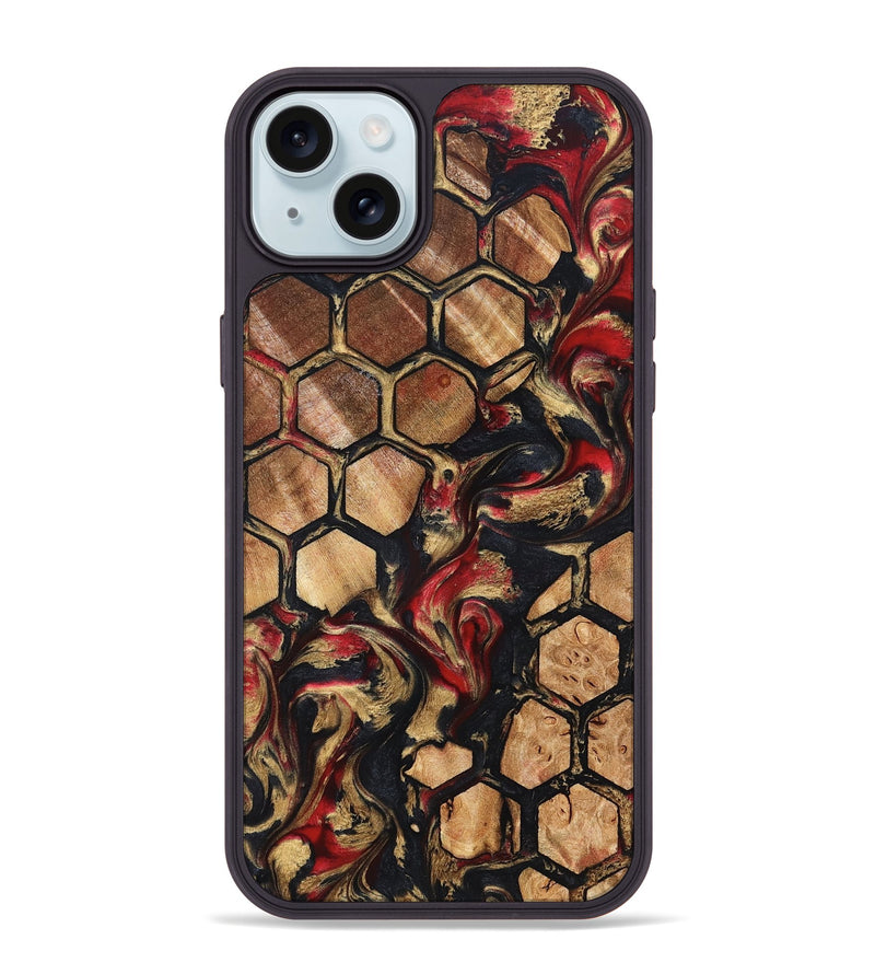 iPhone 15 Plus Wood Phone Case - Reta (Pattern, 824872)