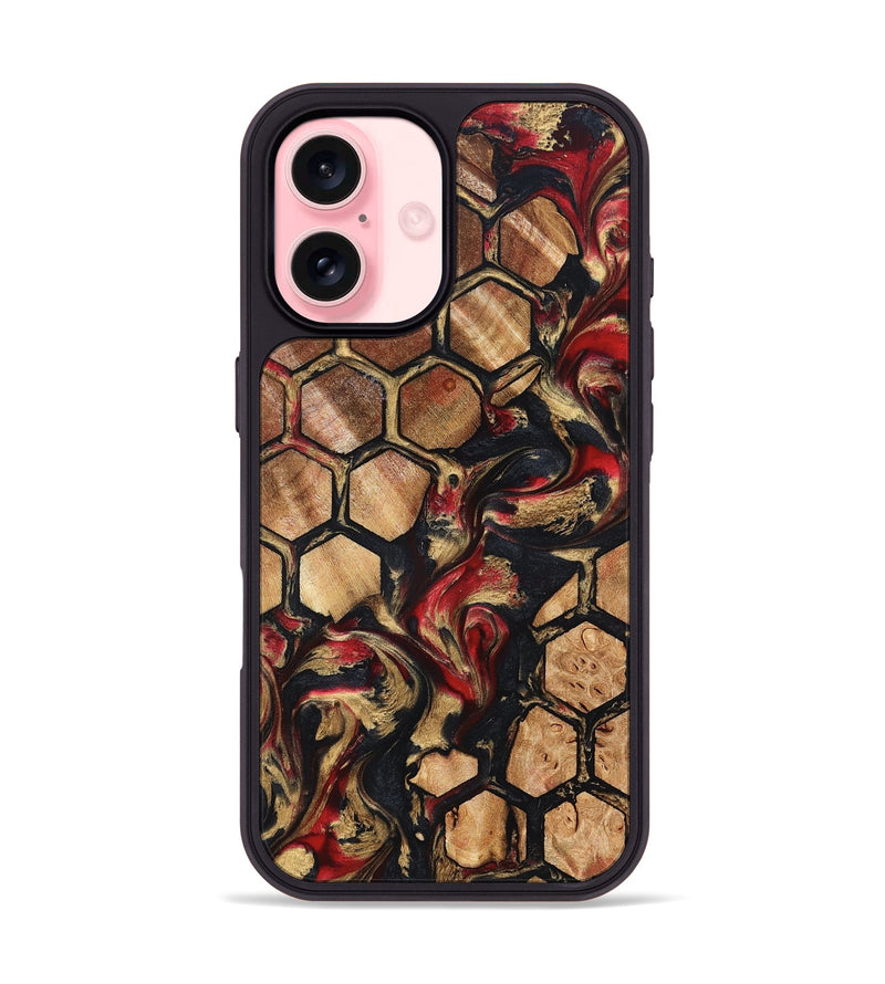 iPhone 16 Wood Phone Case - Reta (Pattern, 824872)