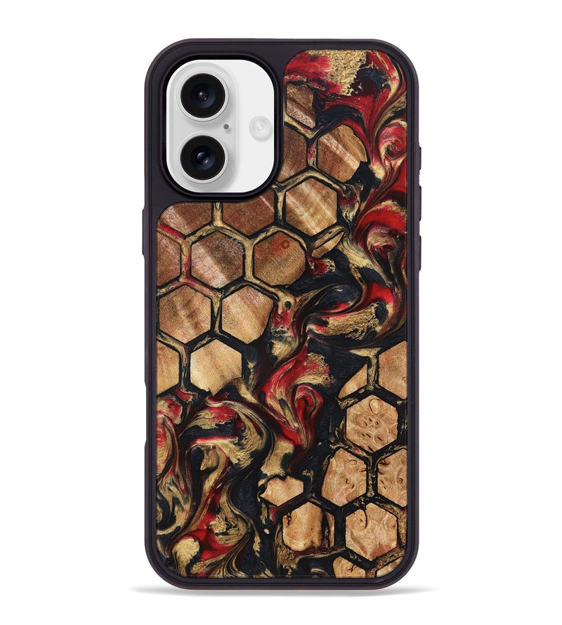 iPhone 16 Plus Wood Phone Case - Reta (Pattern, 824872)
