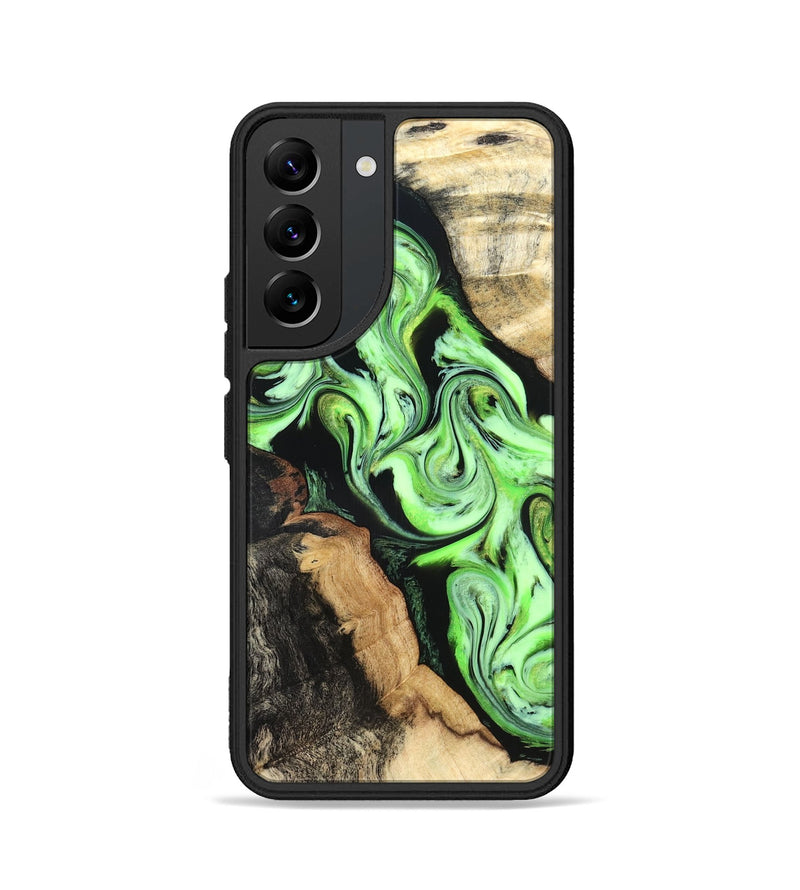 Galaxy S22 Wood Phone Case - Homer (Green, 824876)