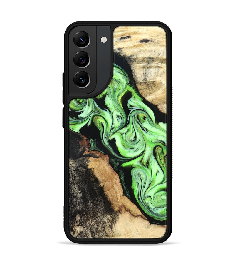 Galaxy S22 Plus Wood Phone Case - Homer (Green, 824876)