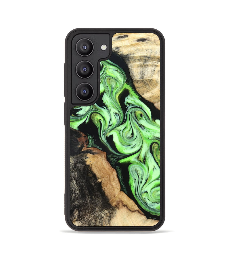 Galaxy S23 Wood Phone Case - Homer (Green, 824876)