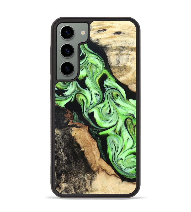 Galaxy S23 Plus Wood Phone Case - Homer (Green, 824876)