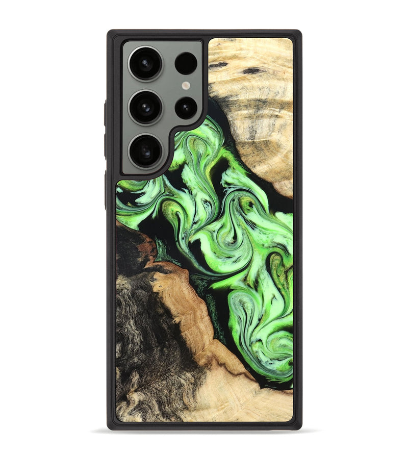Galaxy S23 Ultra Wood Phone Case - Homer (Green, 824876)