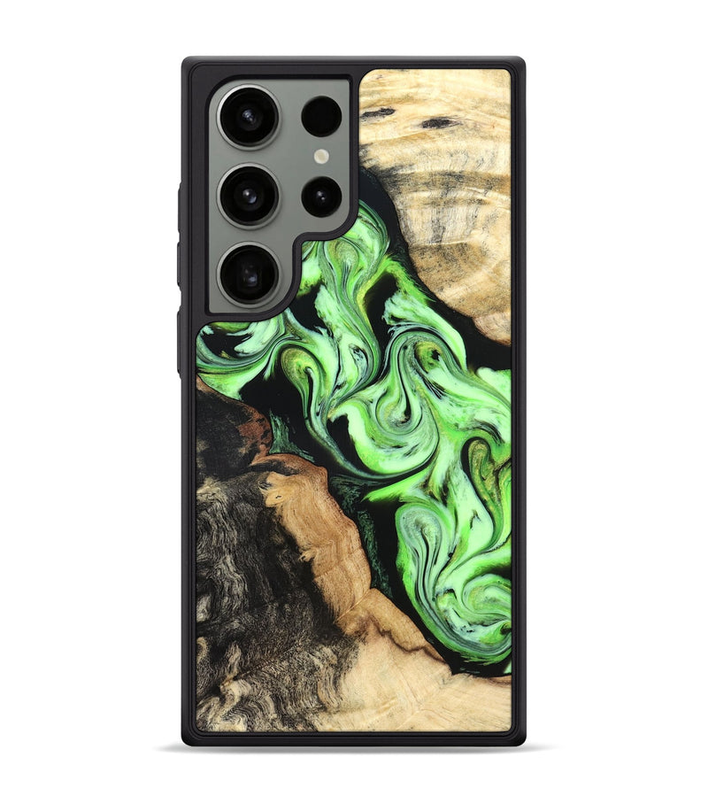 Galaxy S24 Ultra Wood Phone Case - Homer (Green, 824876)