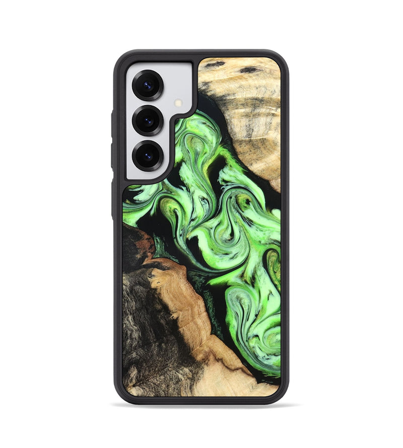Galaxy S25 Wood Phone Case - Homer (Green, 824876)