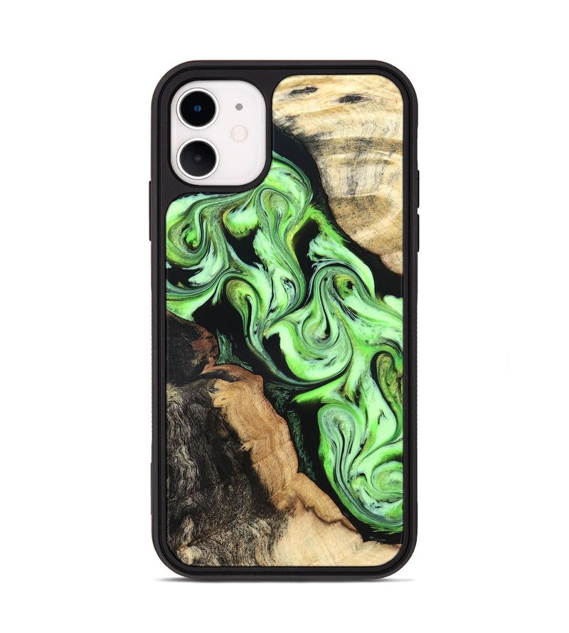 iPhone 11 Wood Phone Case - Homer (Green, 824876)